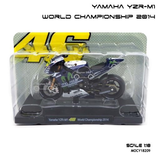 โมเดลมอเตอร์ไซด์ YAMAHA YZR-M1 World Championship 2014 (1:18)