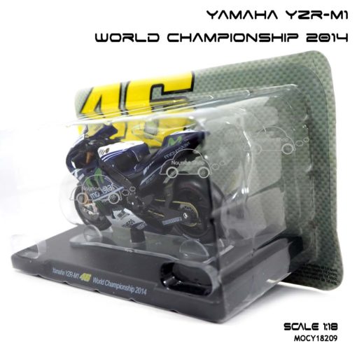 โมเดลมอเตอร์ไซด์ YAMAHA YZR-M1 World Championship 2014 (1:18) โมเดล จำลองเหมือนจริง