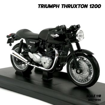 โมเดลมอเตอร์ไซด์ Triumph Thruxton 1200 (Scale 1/18) โมเดลคลาสสิค จำลองเหมือนจริง