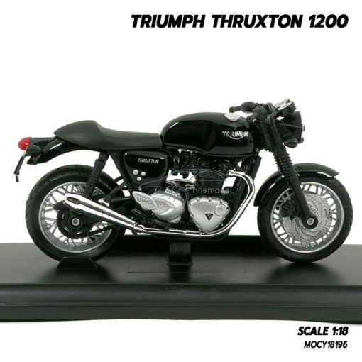 โมเดลมอเตอร์ไซด์ Triumph Thruxton 1200 (Scale 1/18) โมเดลรถคลาสสิค รุ่นขายดี