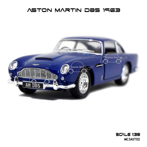 โมเดลรถ ASTON MARTIN DB5 1963 สีน้ำเงิน (1:38)