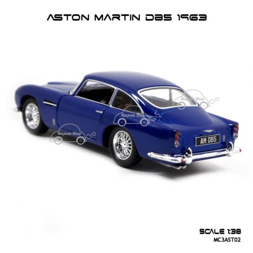 โมเดลรถ ASTON MARTIN DB5 1963 สีน้ำเงิน (1:38) โมเดลประกอบสำเร็จ