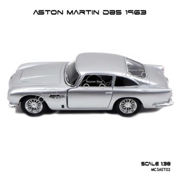 โมเดลรถ ASTON MARTIN DB5 1963 สีบรอนด์เงิน (1:38) โมเดลสวยๆ