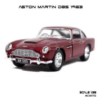 โมเดลรถ ASTON MARTIN DB5 1963 สีแดง (1:38) โมเดล ประกอบสำเร็จ
