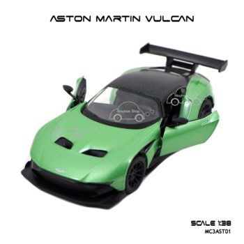 โมเดลรถเหล็ก ASTON MARTIN VULCAN สีเขียว (1:38)