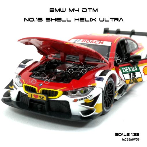 โมเดลรถ BMW M4 DTM Shell Helix Ultra (1:32) เปิดฝากระโปรงหน้าได้