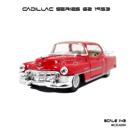 โมเดลรถ CADILLAC SERIES 62 1953 สีแดง (1:43) โมเดล ประกอบสำเร็จ