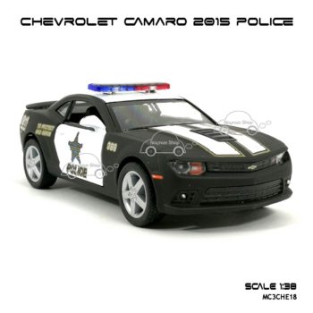 โมเดลรถ CHEVROLET CAMARO 2014 POLICE (1:38) โมเดลสำเร็จ