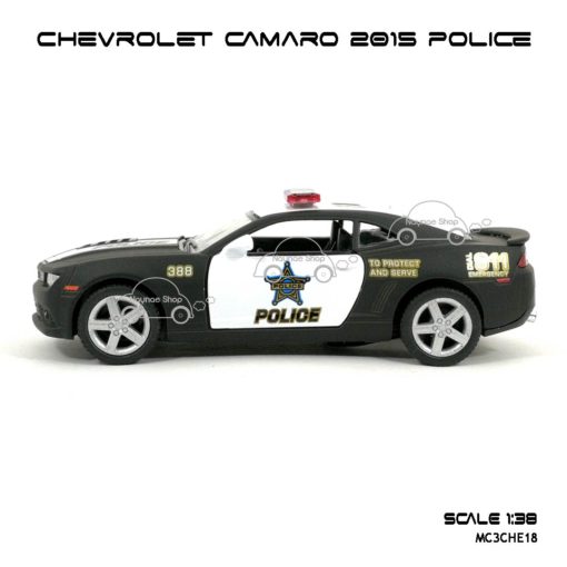โมเดลรถ CHEVROLET CAMARO 2014 POLICE (1:38) โมเดลประกอบสำเร็จ