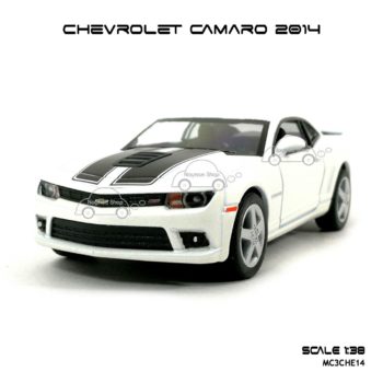 โมเดลรถ CHEVROLET CAMARO 2014 สีขาว (1:38) โมเดลรถ ราคาถูก