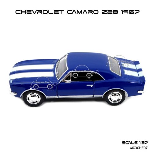 โมเดลรถ CHEVROLET CAMARO Z28 1967 สีน้ำเงิน (1:37) รถโมเดล ราคาถูก