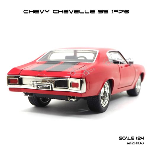 โมเดลรถ CHEVY CHEVELLE SS 1970 สีแดง (1:24) Jada Toy