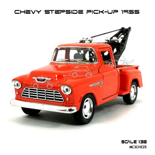 โมเดลรถยก CHEVY STEPSIDE PICK UP 1955 สีส้ม (1:32) โมเดล ประกอบสำเร็จ