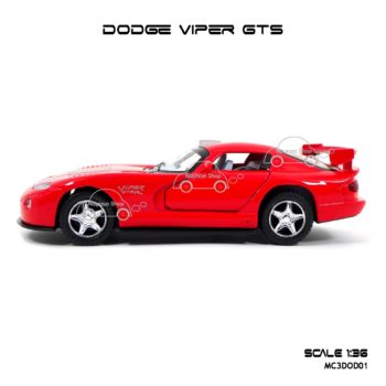 โมเดลรถเหล็ก DODGE VIPER GTS (1:36) โมเดลรถเหล็ก ราคาถูก
