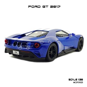 โมเดลรถ FORD GT 2017 คาดลาย สีน้ำเงิน (1:38) โมเดลรถสำเร็จ