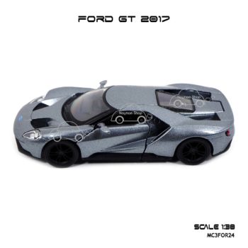 โมเดลรถ FORD GT 2017 สีเทา (1:38) โมเดลรถเหล็ก