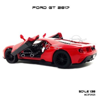 โมเดลรถ FORD GT 2017 คาดลาย สีแดง (1:38) โมเดลรถสปอร์ต