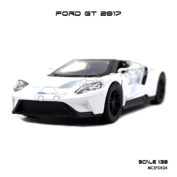 โมเดลรถ FORD GT 2017 สีขาว (1:38) โมเดลรถเหล็ก