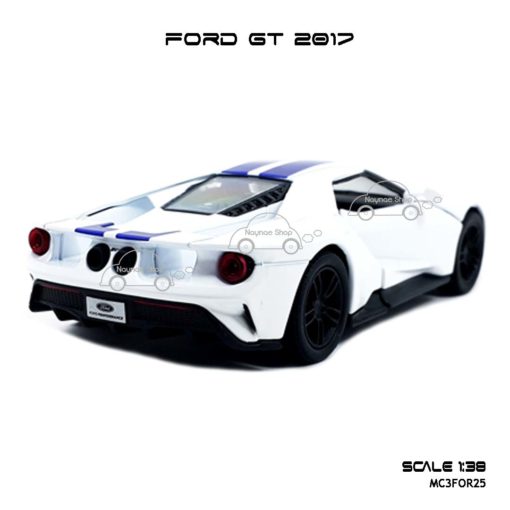 โมเดลรถ FORD GT 2017 คาดลาย สีขาว (1:38) ขาย โมเดล รถ