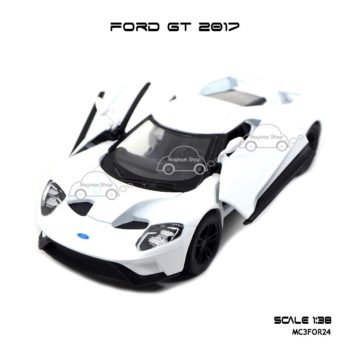 โมเดลรถ FORD GT 2017 สีขาว (1:38) ประตูปีกนก