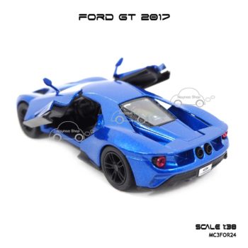 โมเดลรถ FORD GT 2017 สีน้ำเงิน (1:38) จำลองเหมือนรถจริง