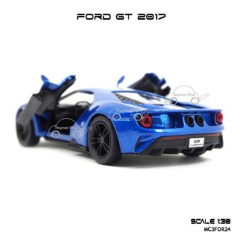 โมเดลรถ FORD GT 2017 สีน้ำเงิน (1:38) รถเหล็ก ราคาถูก