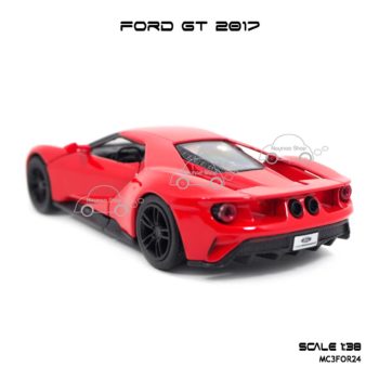 โมเดลรถ FORD GT 2017 สีแดง (1:38) รถโมเดลเหล็ก ราคาถูก