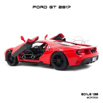โมเดลรถ FORD GT 2017 สีแดง (1:38) เปิดประตูปีกนก