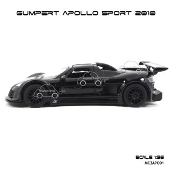 โมเดลรถ GUMPERT APOLLO SPORT 2010 สีดำ (1:36) รถสปอร์ตสวยงามน่าสะสม