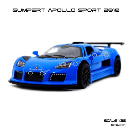 โมเดลรถสปอร์ต GUMPERT APOLLO SPORT 2010 สีน้ำเงิน (1:36)