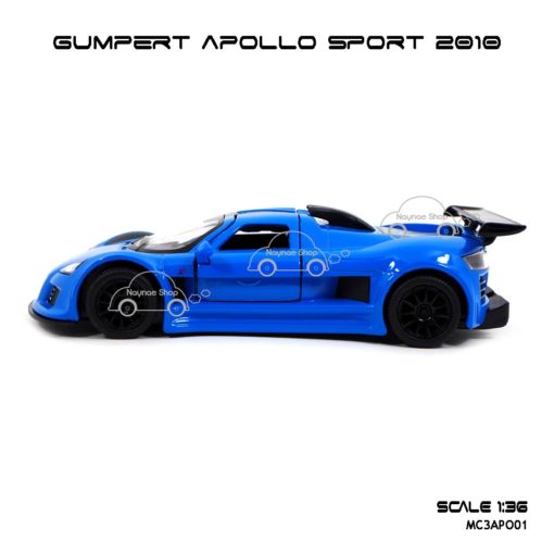 โมเดลรถสปอร์ต GUMPERT APOLLO SPORT 2010 สีน้ำเงิน (1:36) รถจำลอง ราคาถูก