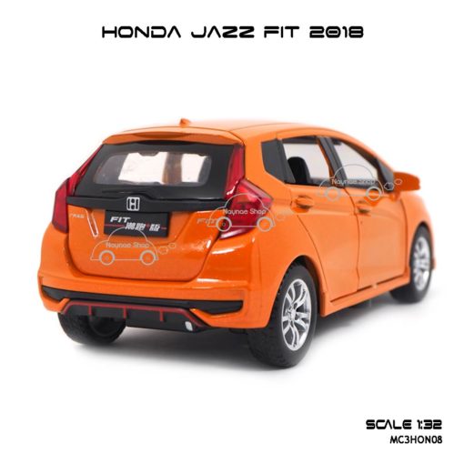 โมเดล honda jazz fit 2018 สีส้ม (1:32) รถเหล็ก เหมือนจริง