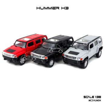 โมเดลรถเหล็ก HUMMER H3 (1:38) รถโมเดลเหมือนจริง