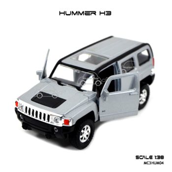 โมเดลรถเหล็ก HUMMER H3 สีบรอนด์ (1:38) โมเดลรถสวยๆ