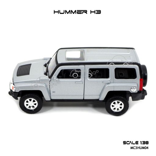 โมเดลรถเหล็ก HUMMER H3 สีบรอนด์ (1:38) รถโมเดลเหมือนจริง