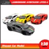 โมเดลรถ LAMBORGHINI AVENTADOR LP700-4 คาดลาย (Scale 1:38) โมเดลรถแลมโบ รุ่นขายดี