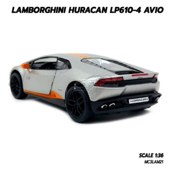 โมเดลรถ LAMBORGHINI HURACAN LP610-4 AVIO (1:36) สีบรอนด์เงิน รุ่นขายดี ราคาถูก