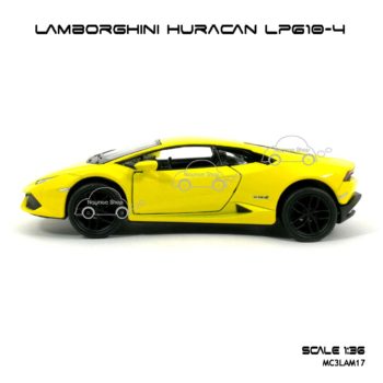 โมเดลรถ LAMBORGHINI HURACAN LP610-4 สีเหลือง (1:36) รถเหล็ก ราคาถูก