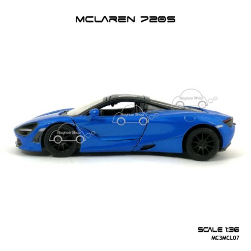 โมเดลรถ แมคลาเรน 720S สีฟ้า (1:36) โมเดลรถ ประกอบสำเร็จ