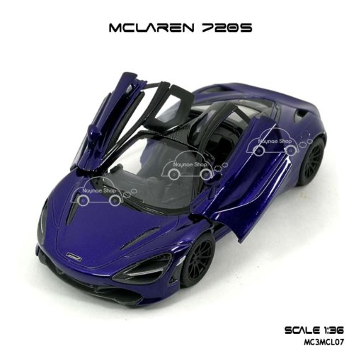 โมเดลรถ แมคลาเรน 720S สีม่วง (1:36)