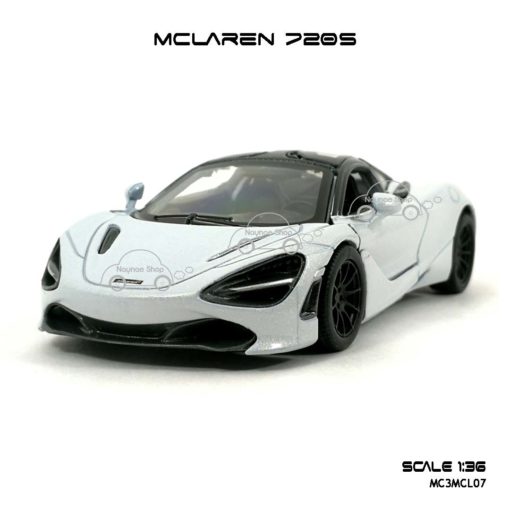 โมเดลรถ แมคลาเรน 720S สีขาว (1:36) โมเดลสำเร็จ