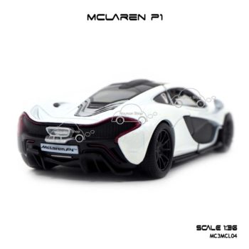โมเดลรถเหล็ก MCLAREN P1 สีขาว (1:36) รถจำลอง เหมือนจริง
