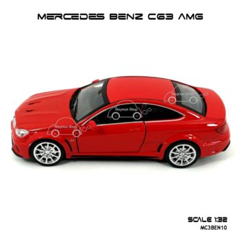 โมเดลรถเบนซ์ MERCEDES BENZ C63 AMG สีแดง (1:32) รถโมเดล ราคาถูก
