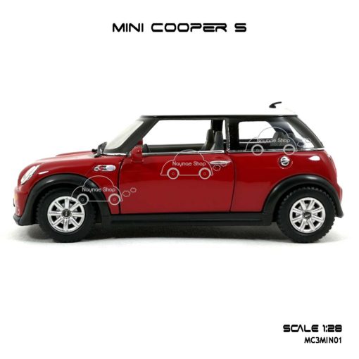 โมเดลรถ MINI COOPER S สีแดง (1:28) ราคาไม่แพง