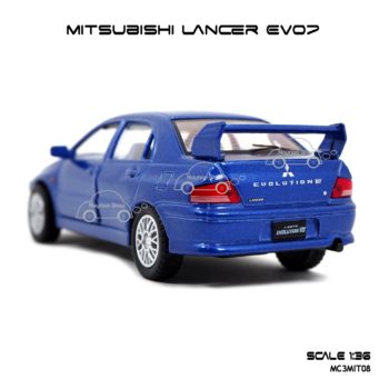 โมเดลรถเหล็ก Mitsubishi Evo7 สีน้ำเงิน (1:36) รถเหล็ก ราคาถูก