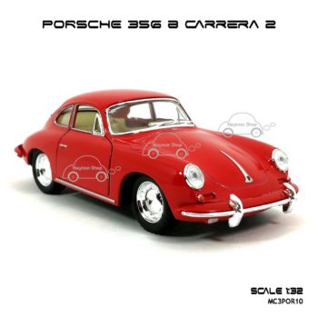 โมเดลรถ PORSCHE 356 B CARRERA 2 สีแดง (1:32) โมเดล ประกอบสำเร็จ