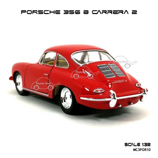 โมเดลรถ PORSCHE 356 B CARRERA 2 สีแดง (1:32) โมเดลรถ ราคาถูก