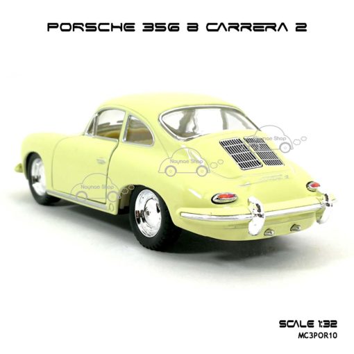 โมเดลรถ PORSCHE 356 B CARRERA 2 สีครีม (1:32) โมเดลสำเร็จ