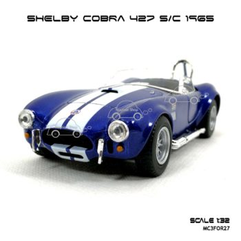 โมเดลรถ SHELBY COBRA 427 SC 1965 สีน้ำเงิน (1:32)