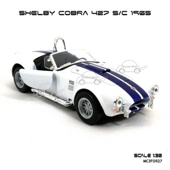 โมเดลรถ SHELBY COBRA 427 SC 1965 สีขาว (1:32) โมเดลสำเร็จ
